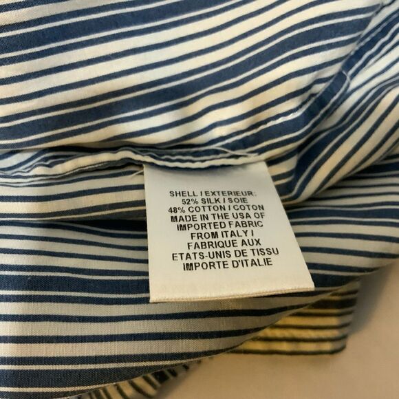 Milly Striped Linen Charlie Romper open back size Small H6 - Picture 14 of 15